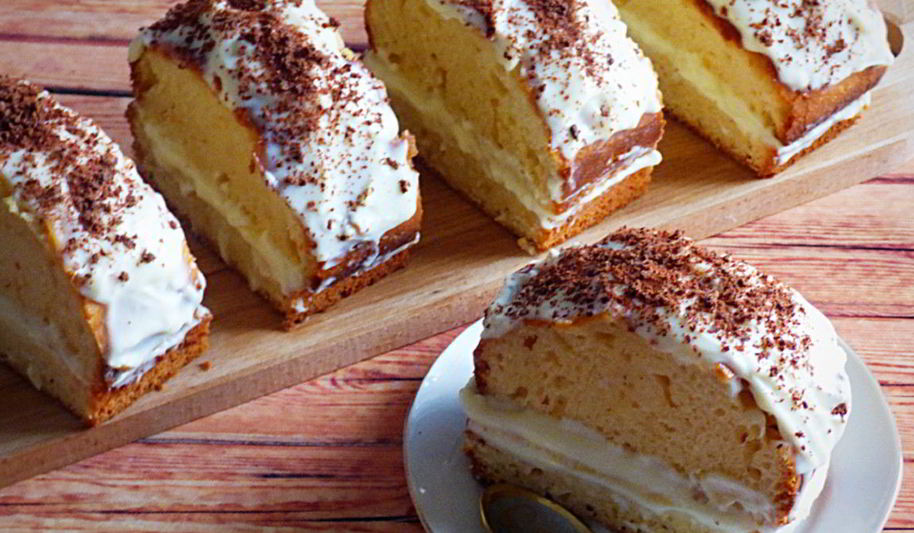 Рецепт пирожных с кремом из сыра маскарпоне