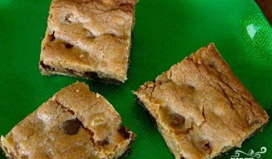 Рецепт пирожных с шоколадом и карамелью