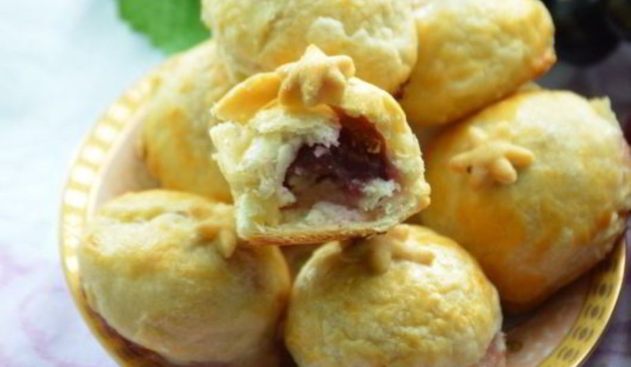 Рецепт пирожных с виноградом