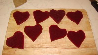 пирожные сердце для влюбленных