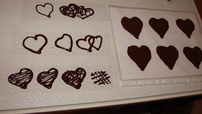 пирожные сердце для влюбленных