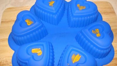 пирожные сердце для влюбленных