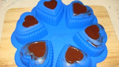 пирожные сердце для влюбленных