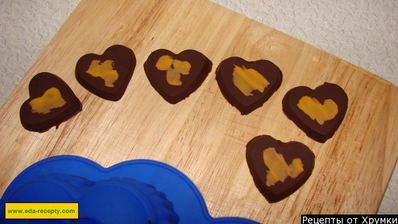 пирожные сердце для влюбленных