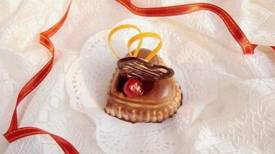 пирожные сердце для влюбленных