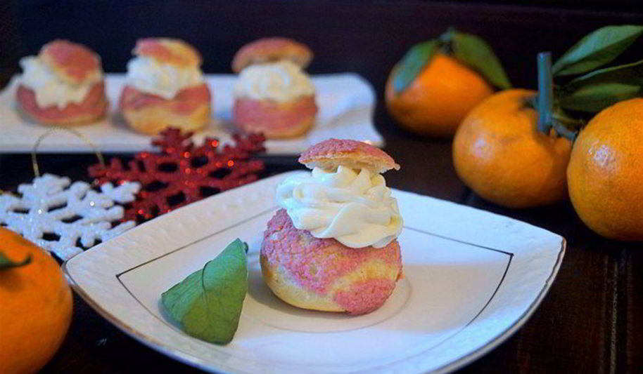 Рецепт пирожных шу с вишневым сюрпризом