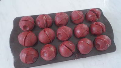 пирожные шу с вишневым сюрпризом