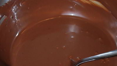 шоколадно-мятные пирожные с арахисовой пастой