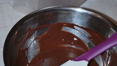 шоколадно-мятные пирожные с арахисовой пастой