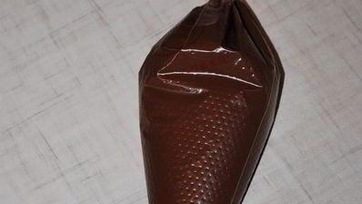 шоколадно-мятные пирожные с арахисовой пастой