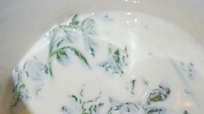 шоколадно-мятные пирожные с арахисовой пастой