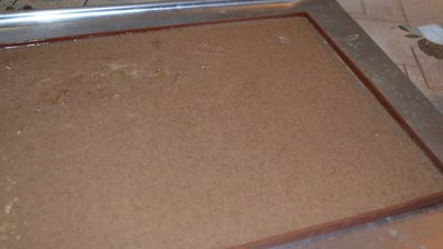 шоколадно-творожное пирожное с ягодами