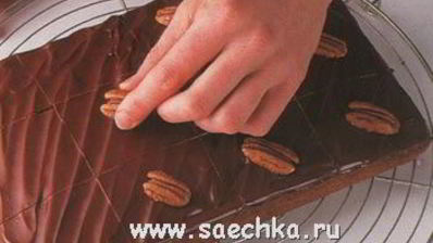 шоколадное пирожное