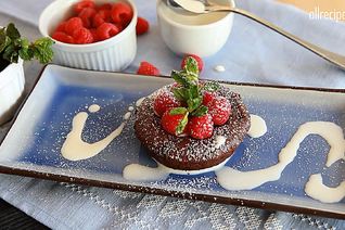 Шоколадные пирожные Фондан