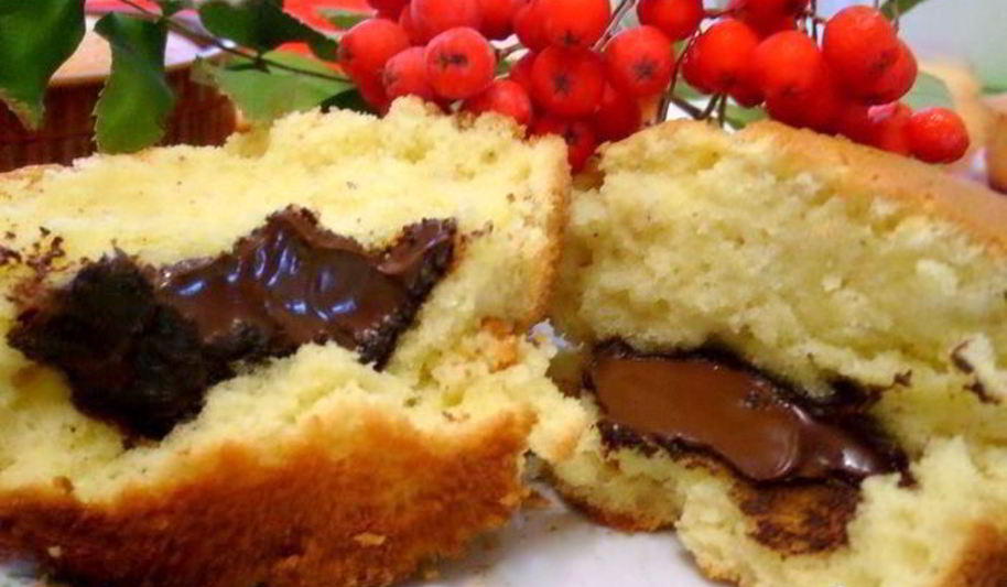 Рецепт сливочного пирожного с шоколадом