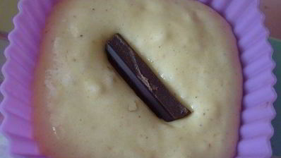 сливочное пирожное с шоколадом