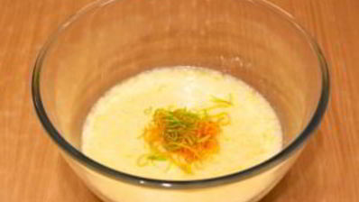 цитрусовые пирожные валентинки с фруктами