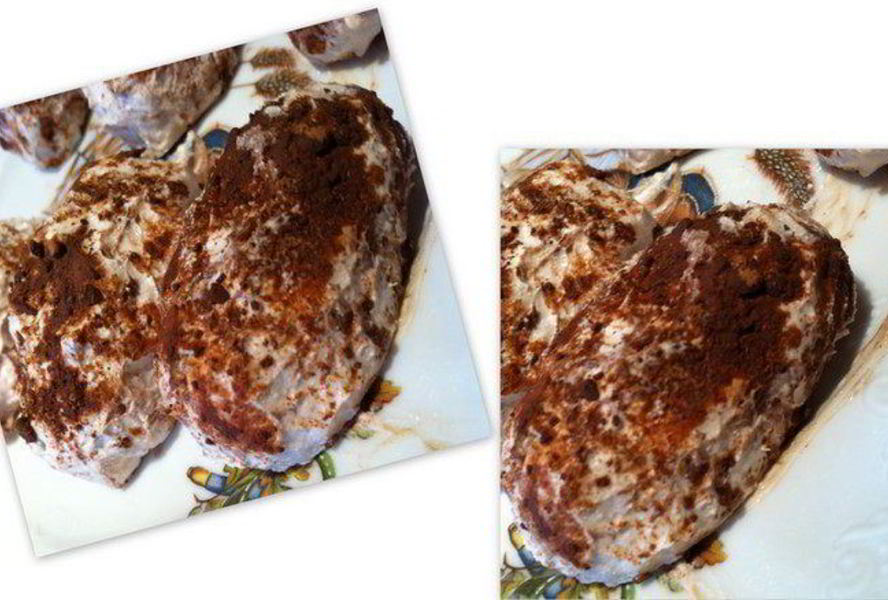 Творожно-шоколадные пирожные диетические