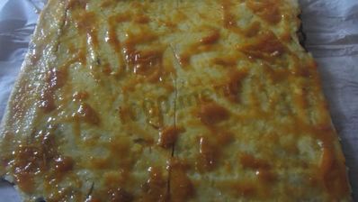 творожно-шоколадные пирожные из бисквита