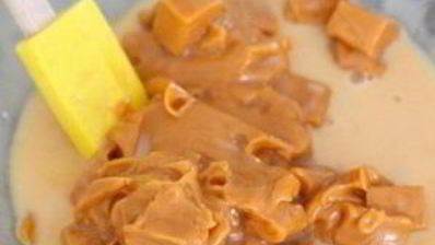 тыквенные пирожные с карамелью и шоколадом