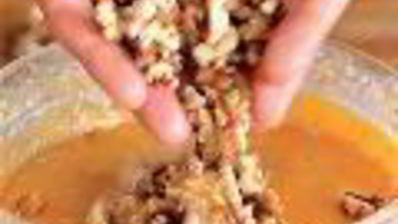 тыквенные пирожные с сырно-шоколадным кремом