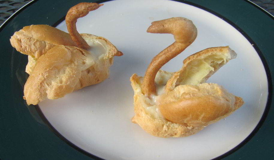 Рецепт заварных пирожных лебедей