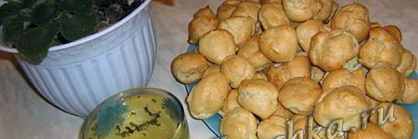 Заварные пирожные с сырным кремом