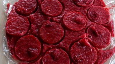 зефирное пирожное с малиновым конфи