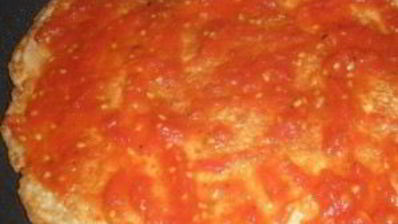 быстрая пицца из батона