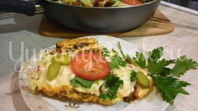 быстрая пицца с сытной начинкой