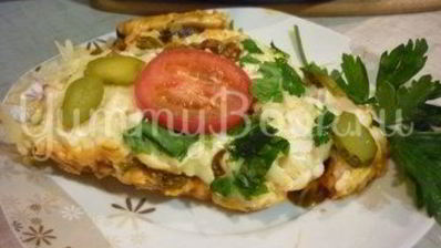 быстрая пицца с сытной начинкой