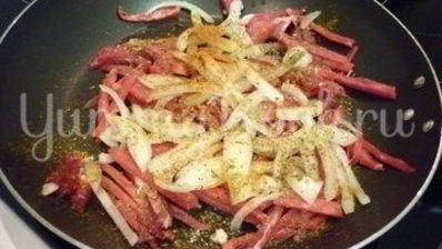 быстрая пицца с сытной начинкой