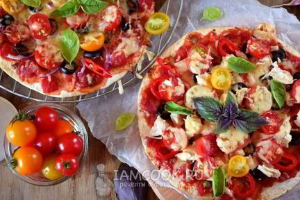 Быстрая пицца в духовке