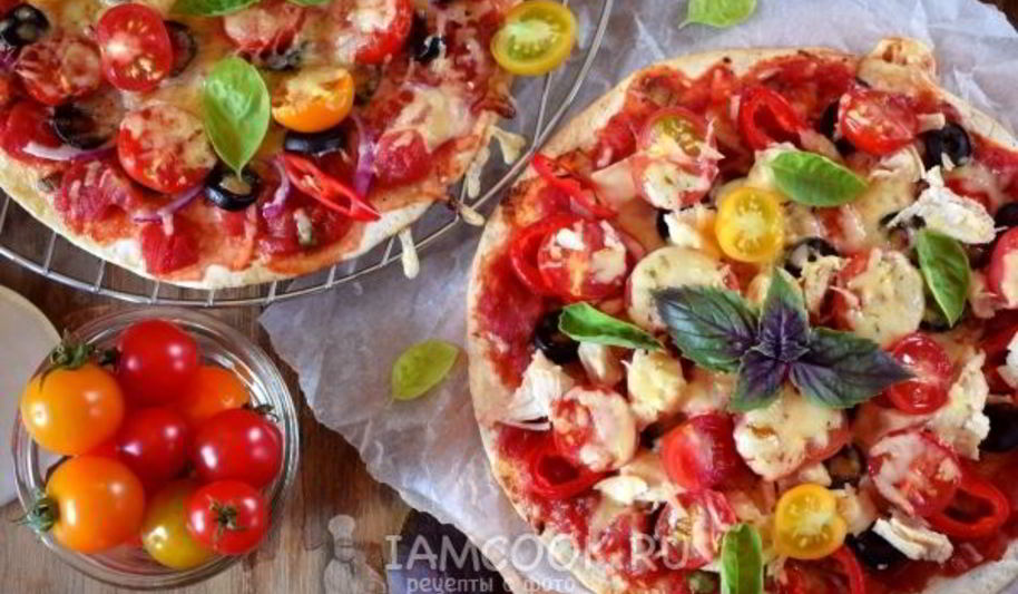 Рецепт быстрой пиццы в духовке