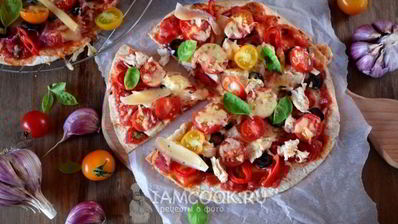 быстрая пицца в духовке