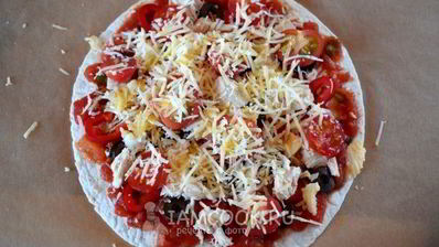 быстрая пицца в духовке