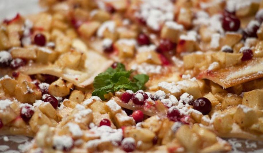 Рецепт фруктово-ягодной пицца