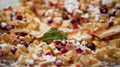 фруктово-ягодная пицца