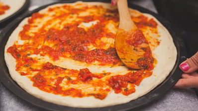 грибная пицца