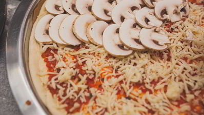 грибная пицца