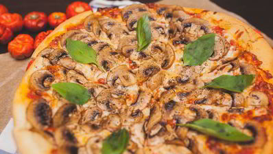 грибная пицца