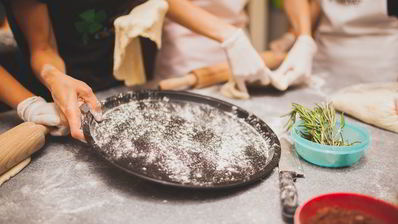 грибная пицца