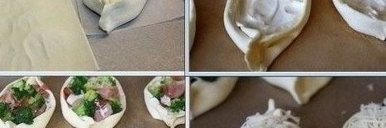 Хрустящие мини-пиццы с беконом и брокколи