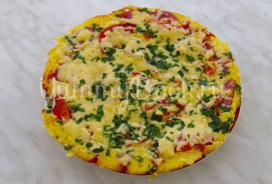 Ленивая пицца на сковороде за 10 минут