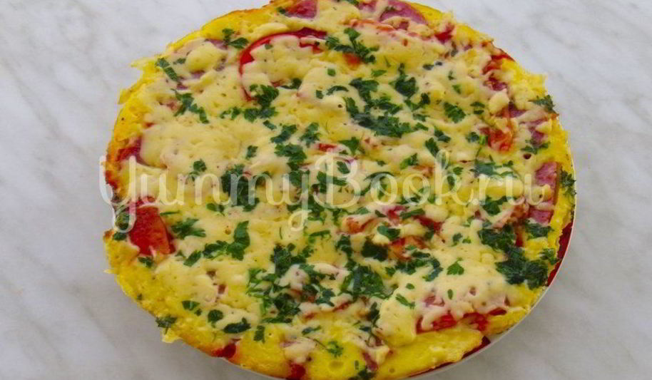 Рецепт ленивой пиццы на сковороде за 10 минут