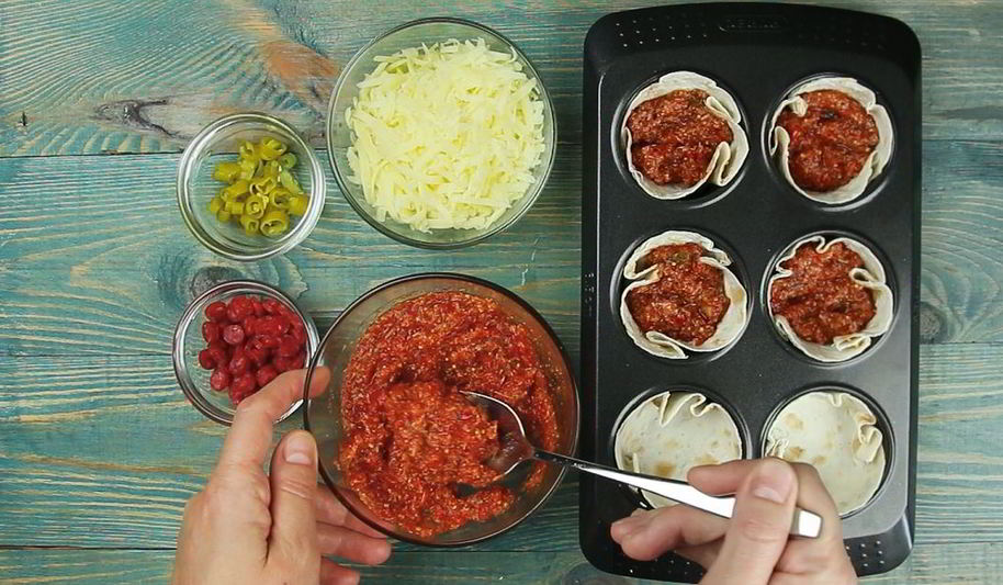 Рецепт мини-пицц