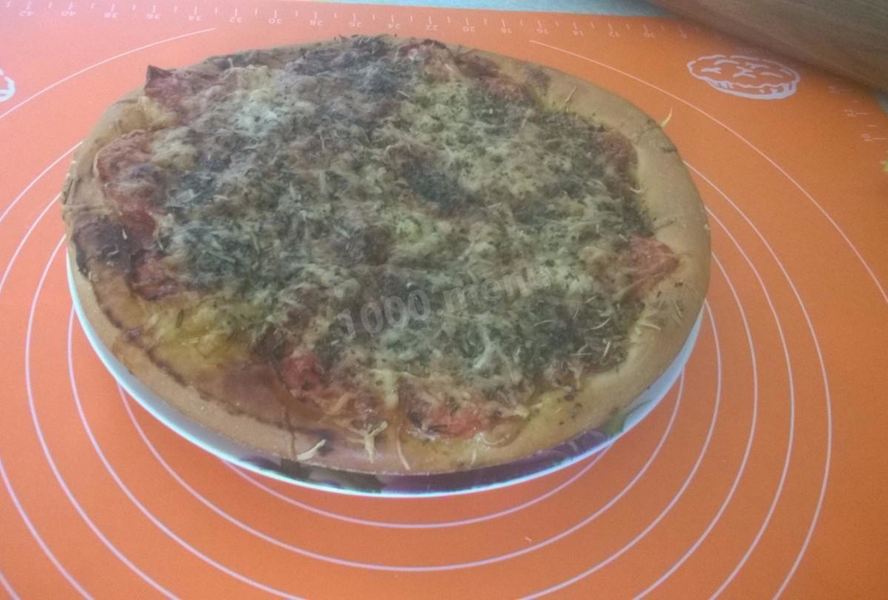 Овощная пицца в мультиварке