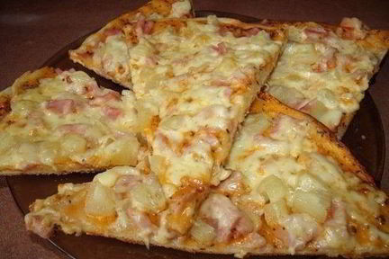 Пицца Гавайская по-домашнему