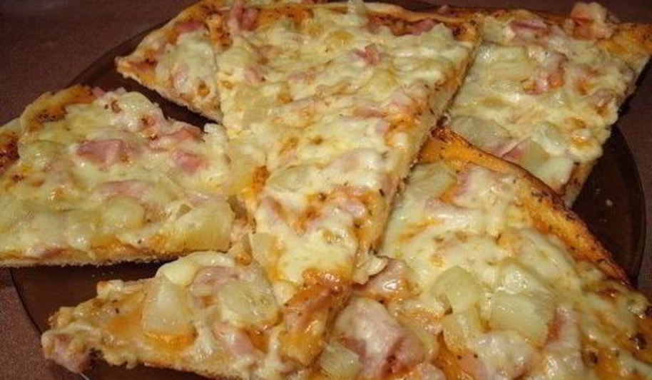 Рецепт пиццы гавайской по-домашнему