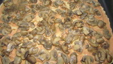 пицца грибная